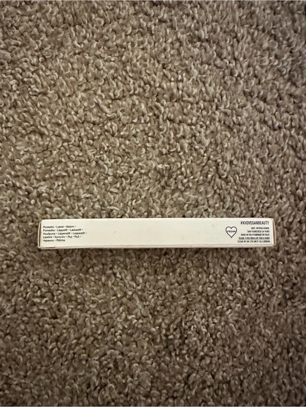 Epic Kiss Lipstick - Cream White Packaging
